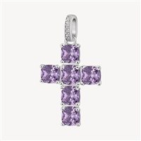 Necklace Brosway Woman FANCY MAGIC PURPLE in Silver Zirconia FMP18 - FMP18